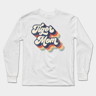 Retro Tiger Mom Mother's Day Long Sleeve T-Shirt
